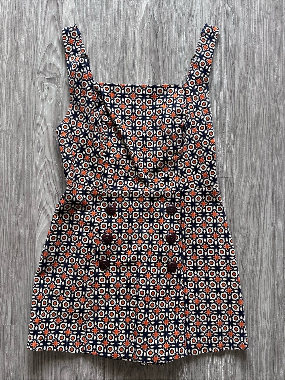 Corduroy Mini Dress/Romper